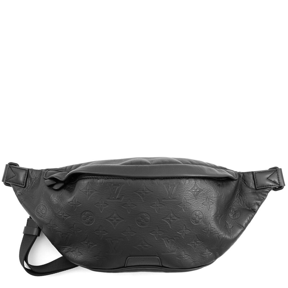 Louis Vuitton Monogram Shadow Discovery Bumbag M44388 Waist Bag Black Handbag...